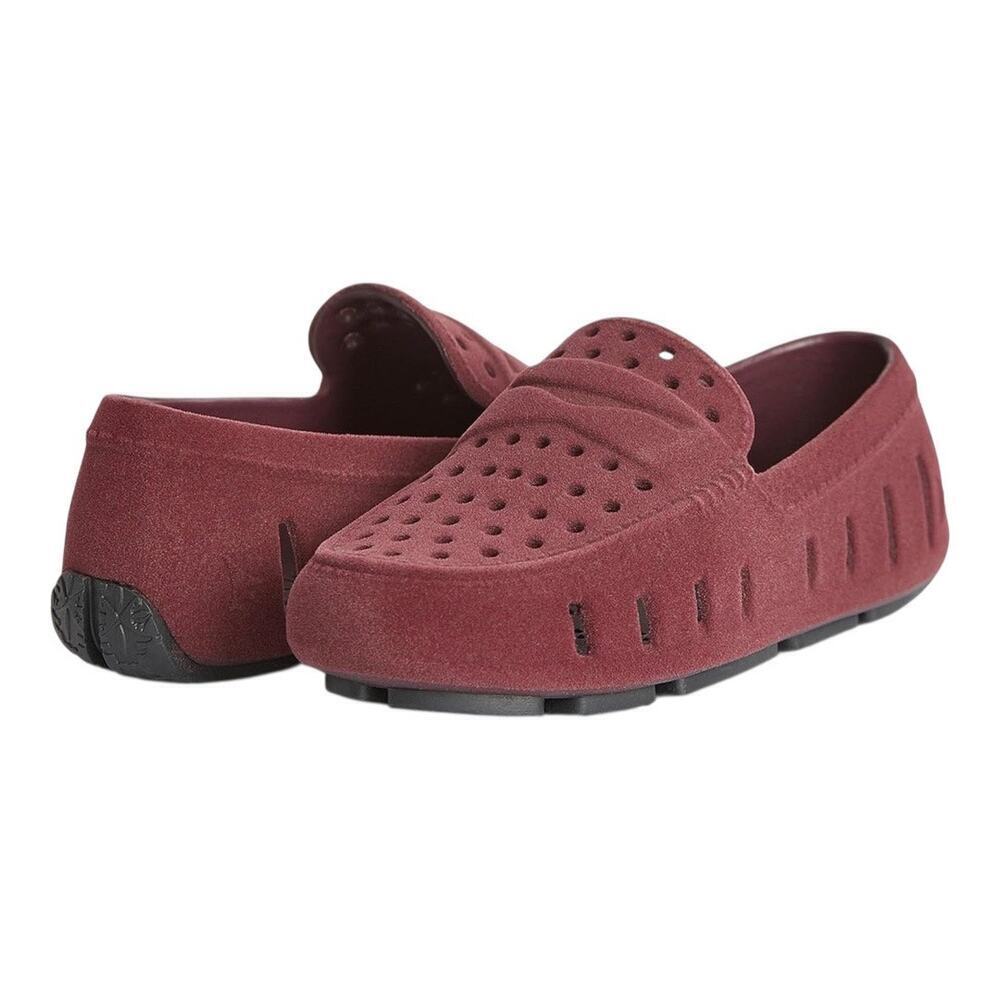 FLOAFERS Kids/Youth Burgundy Vegan‎ Suede Prodigy 3.0 Slip On Shoes/Loafers
